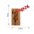 Decorative Wooden Wall Accessory, Walnut & Black, 39.0 x 13.4 inches | 100% Wood (Thickness: 1.2 inches) & Metal (Thickness: 0.06 inches) | Stylish Home Decor, Easy Wall Mounting, Unique Color Variations