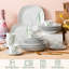 30 Piece Dinnerware Set, Service for 6  