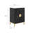 Beau 24" Wood Bathroom Vanity With Basin In Black-108574836