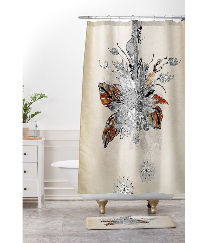 Tapis pour salle de bain 2 iveta abolina floral