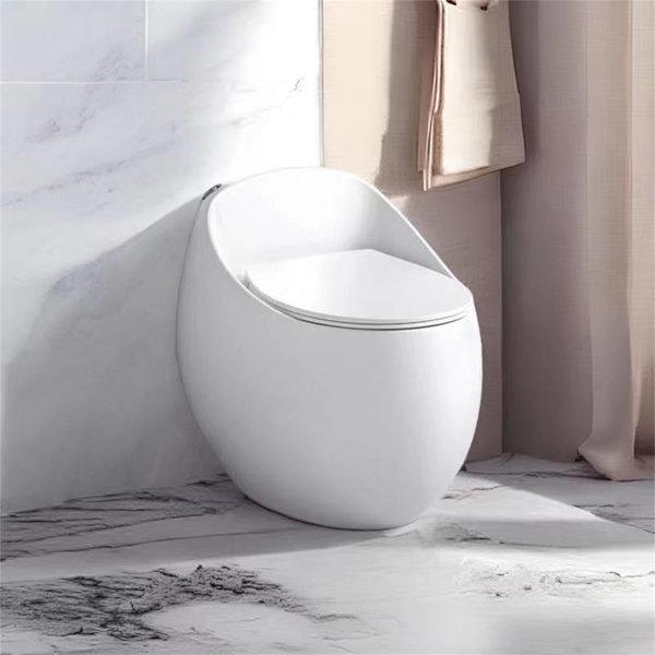 WATERMONY 1.45 GPF Elongated One-Piece Toilet (Seat Included) & Reviews ...