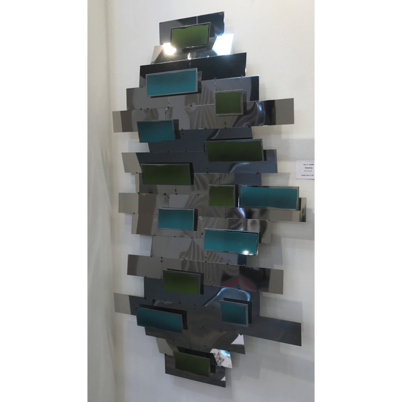 Swatches Handmade Abstract And Geometric Wall Decor on Metal