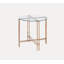 Plateau en cristal Veises, champagne brillant