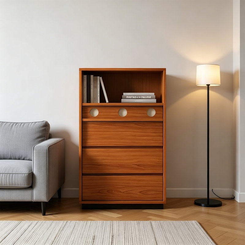 Commode d'appoint de style rétro