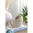 8.5X5.5X6.3" Sand And Cement Nautilus Shell Planter With Textured Beige Finish-1467337238