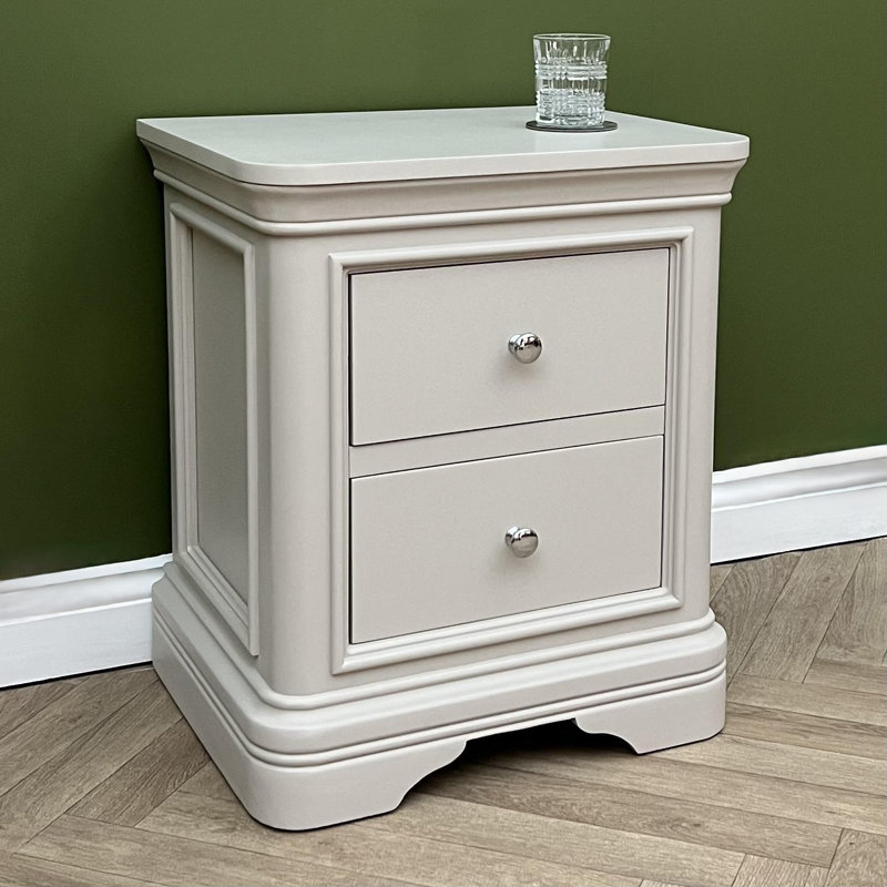 Rixensart 55cm W Manufactured Wood Bedside Table