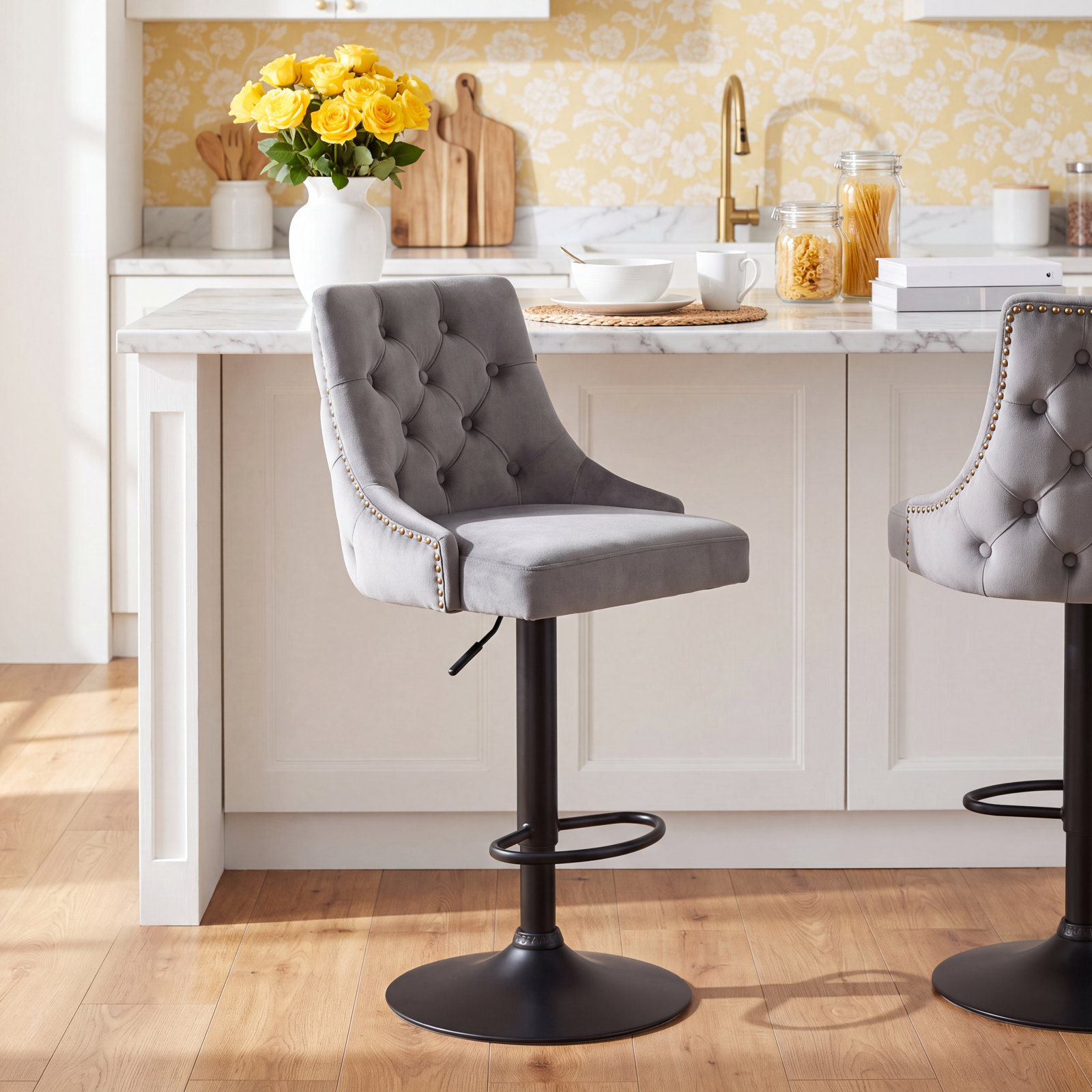 Meryl Swivel Bar Stool