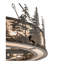 Wildlife At Dusk Downrod Ceiling Fan