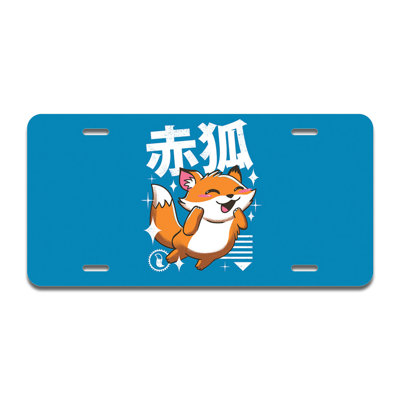 Cadre en aluminium Fox Kawaii