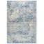 Tapis gris clair / bleu en laine Thora-22758250