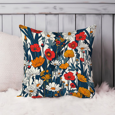 Floral Retro Wildflowers IX Flowers Retro