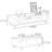 Simple coffee table TV cabinet combination-105508171