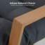 Ensemble de chaises berçantes et repose-pieds Arunas
