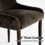 Chaise rembourrée avec accoudoirs encastrés Modern Luxury Chenille-1646930010