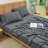 BESTOUCH Sheet Set 100% Washed Cotton Linen Feel Lightweight-115162030-115162031