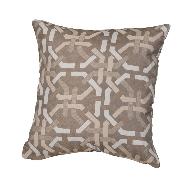 Geometric Throw Pillow, 24" x 24"
