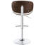 Tabouret de bar - Base, conception élégante, s'adapte à différentes pièces, dossier solide, dossier rembourré de mousse, styles variés