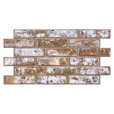 12 panneaux muraux imitation brique 3D 12 pièces - 22,8 po x 11,8 po carreaux muraux en PVC auto-adhésif, panneaux de brique texturés ultra-légers et minces, imprimables, couvre 22,48 pieds carrés pour la cuisine, le salon, la chambre à coucher, la décoration murale de télévision - rouge