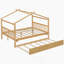 Lit double pleine grandeur avec lit gigogne simple-919024766