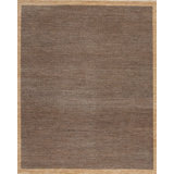 Textures Hand Knotted Wool Area Rug in Brown