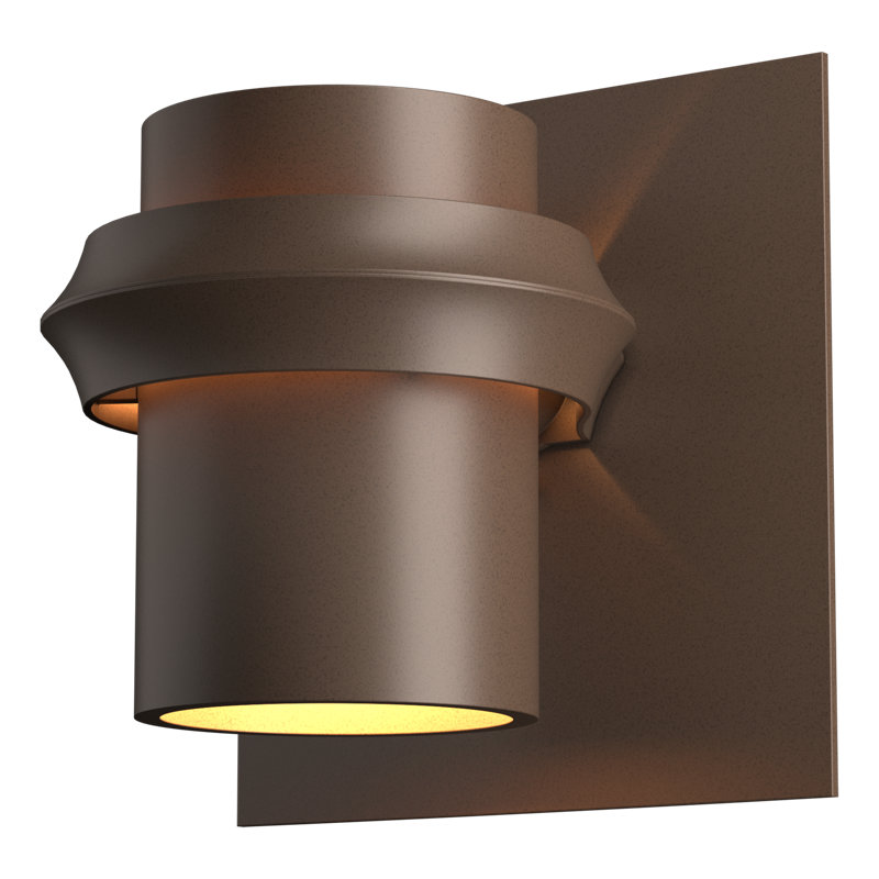 Twilight Outdoor Armed Sconce, Coastal Bronze, 8.9" H x 8.6" W x 7.4" D, Incandescent