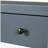 Curved TV cabinet with storage, wooden entryway table with 2 drawers, country style entryway TV cabinet, suitable for entryway, corridor, living room, navy blue-1303310188