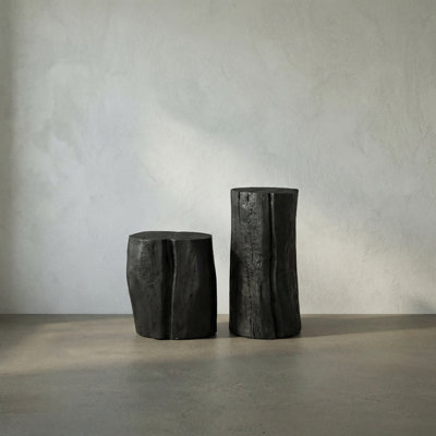 Budi Solid Wood End Table Set