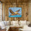 Bloc mural d'art mural de style pélican volant de la collection Wall Block | Nature Wonders-73640476