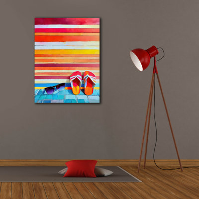 Epic Graffiti 'Caribbean Life' by Andreas Magnusson Canvas Wall Art