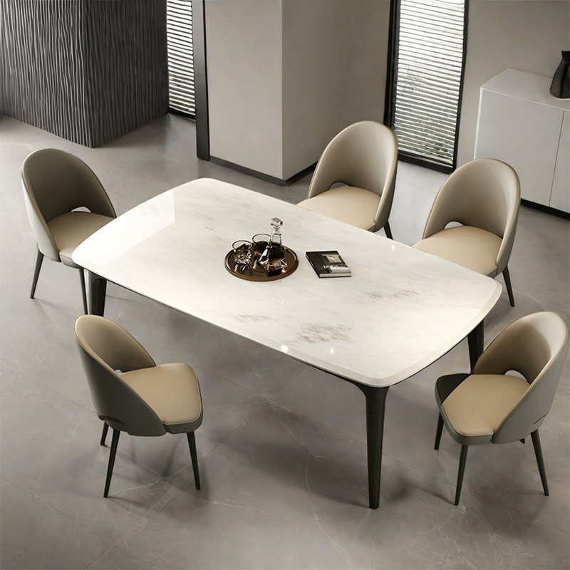 Tables de salle à manger rectangulaire Luxury, H 29,9 po x L 59 po x l 35,4 po