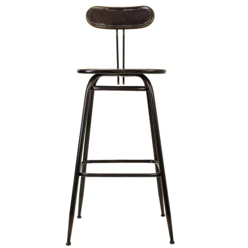 Counter Stool with Metal Frame