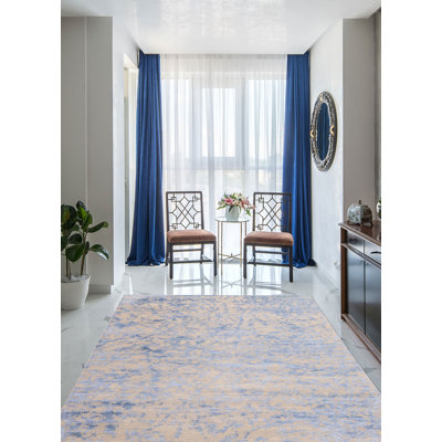 Legacy Blue, Khaki Rug 8'10" x 11'10"