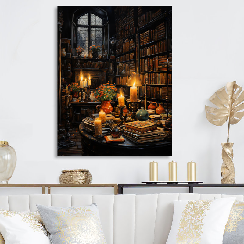 Bibliothèque Classic Literature II - Bibliothèques, art mural en métal, H 20 po x l 12 po x P 1 po