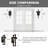 Navona Wrought Iron LED Wall Light-157059000-159904333
