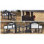 65"L Chicken Coop with Run, Wooden Hen House with Nesting Box, UV Panel