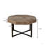 Table basse octogonale en bois à motif patchwork vintage pour salon-84924057