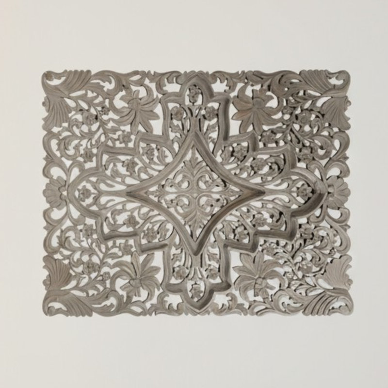Ivoire ivoire sculpté sur plaque, gris