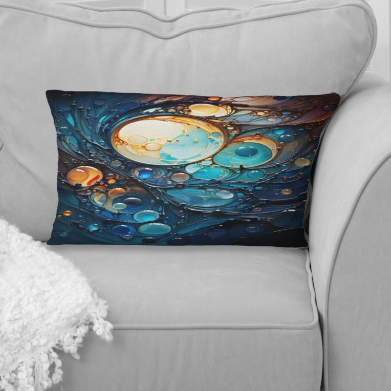 Coussin Fluid Spiral II - Abstract Spirals