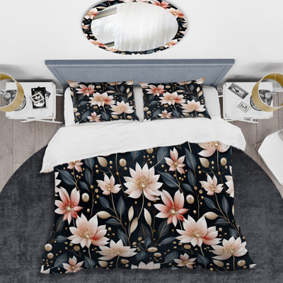 Ensemble de housse de couette Moroccan Influence Floral Ethereal Garden