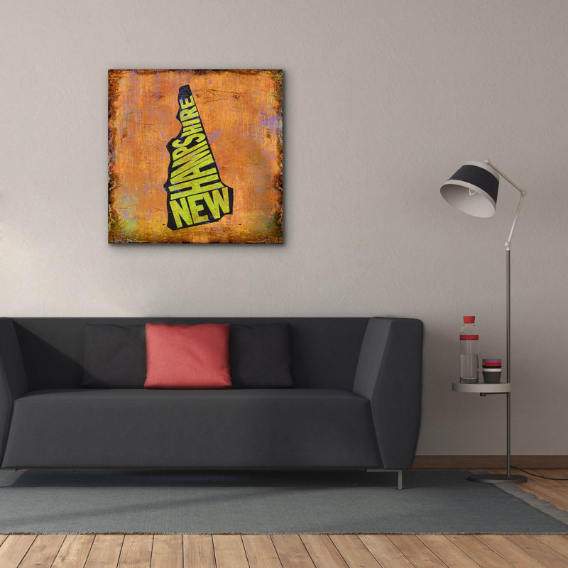 «New Hampshire» par Art Licensing Studio, art mural sur toile