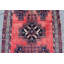 Tapis décoratif en laine de conception unique rouge noué à la main des années 1990 de 3 pi 4 po x 5 pi 1 po Brixley