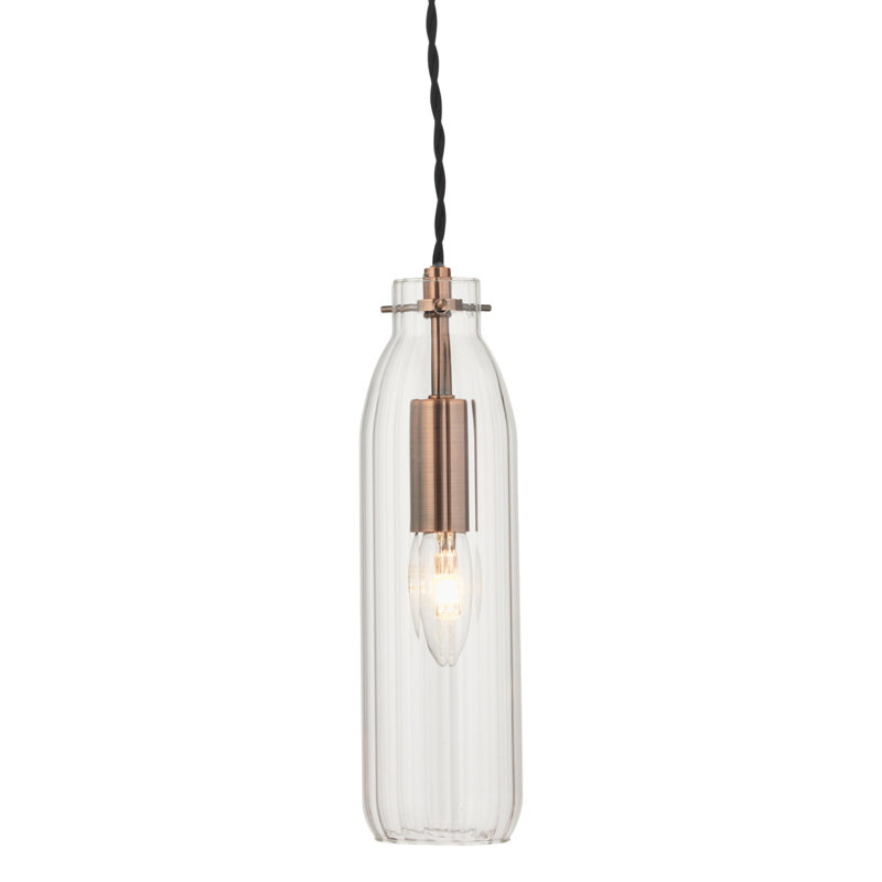 Kelvin 1 - Light Cylinder Pendant, Antique Copper