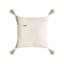 Beige, White Cushion