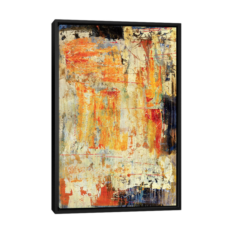 Jaipur - Painting on Canvas, 152.5 cm H x 101.5 cm W, Black Framed