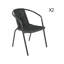 Gisbelle Stackable Outdoor Patio Dining Armchair-882582460