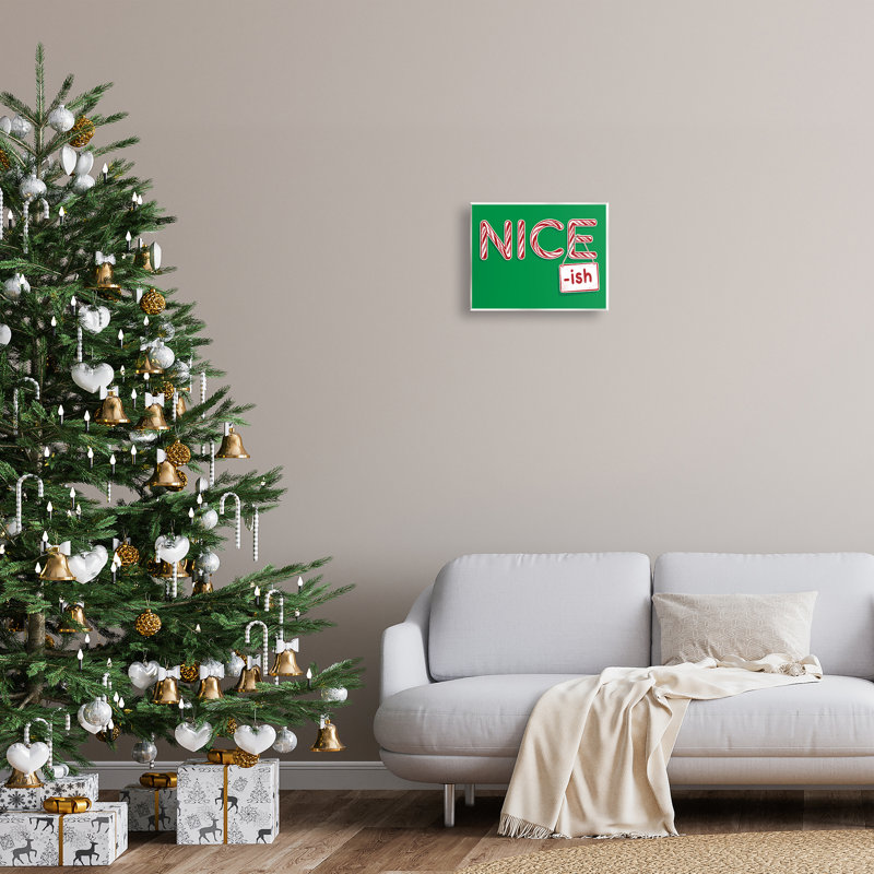 Art mural sur toile, "Nice-Ish Holiday" par Jedco Brands, Inc.