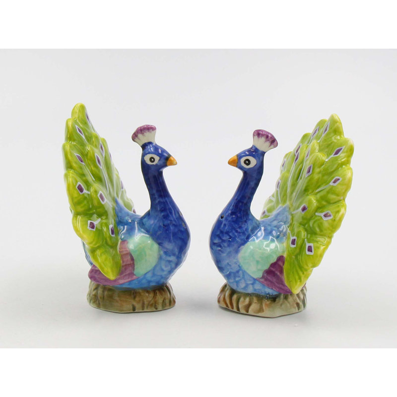 Ensemble de salière et poivrière Peacock Gifts