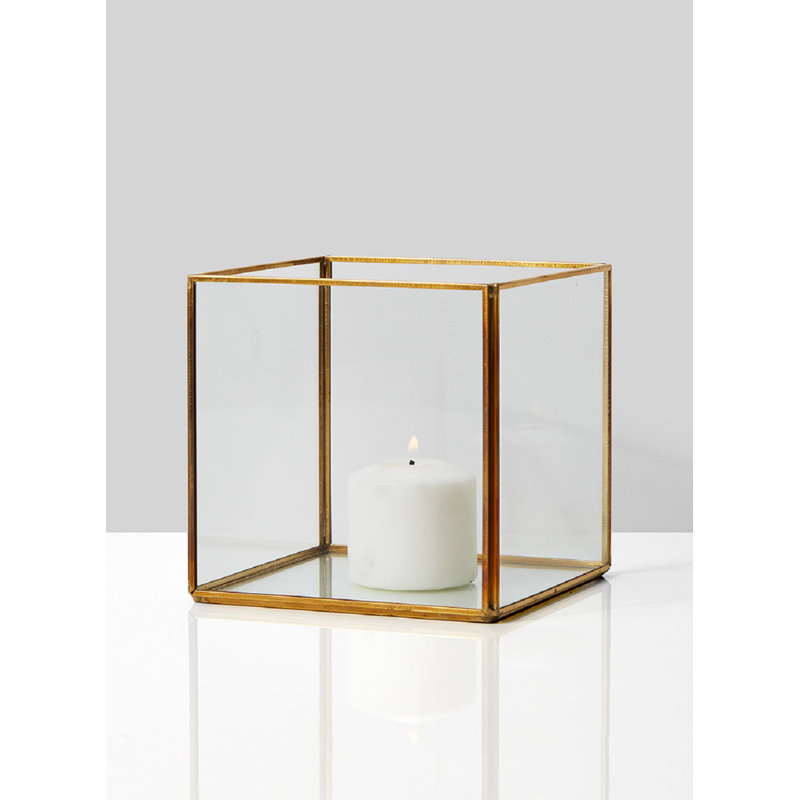 5'' H Glass Lantern
