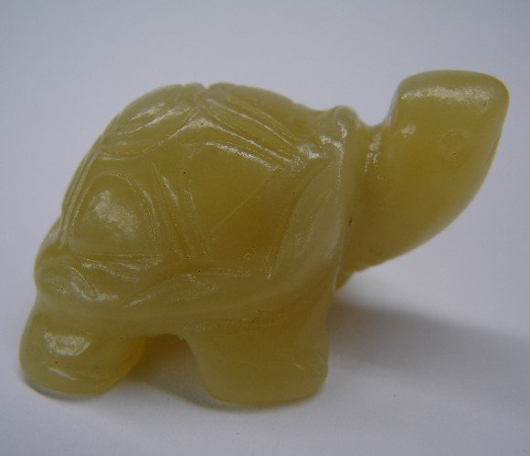 Figurine tortue Alli, Jaune