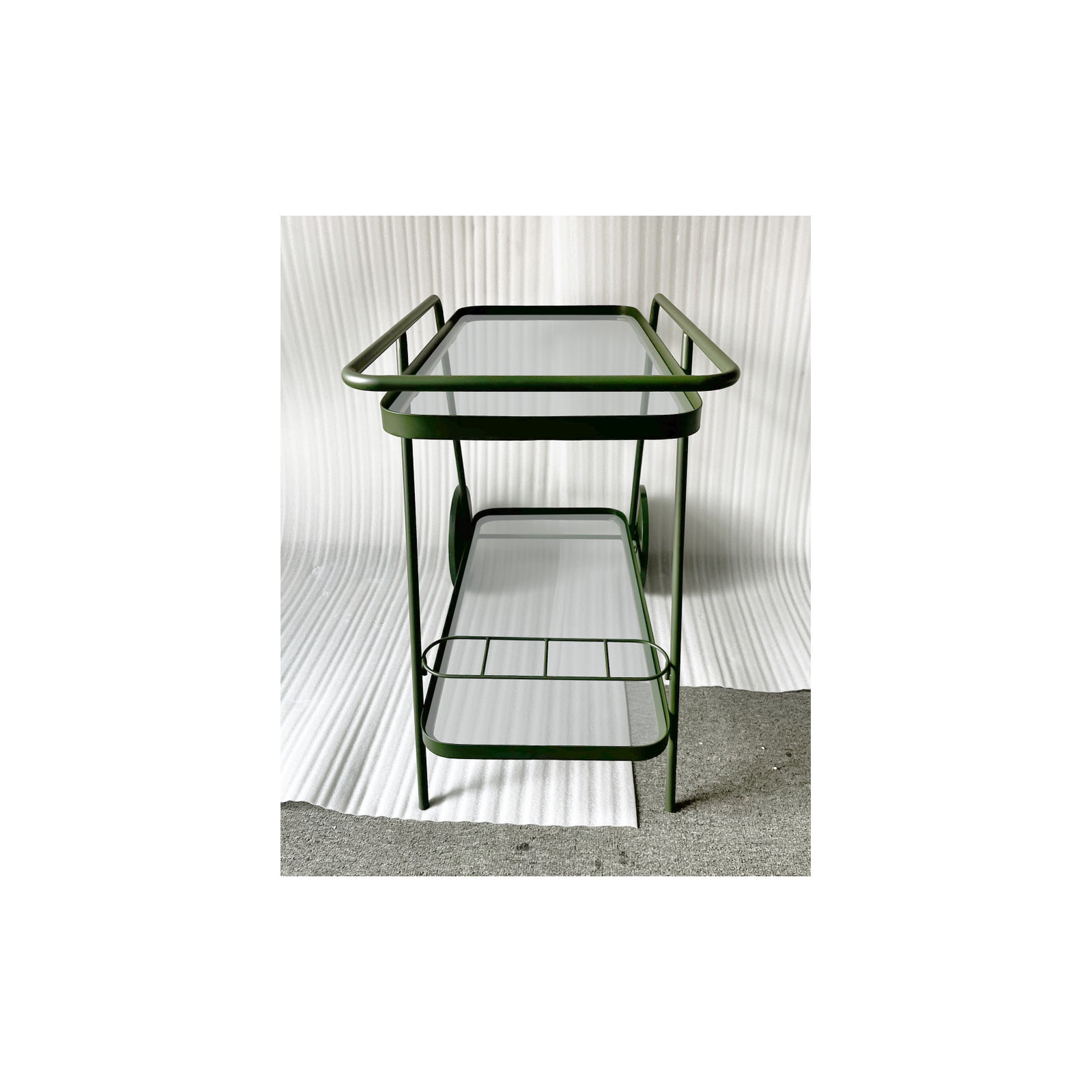 Cullin Metal Bar Cart, Green